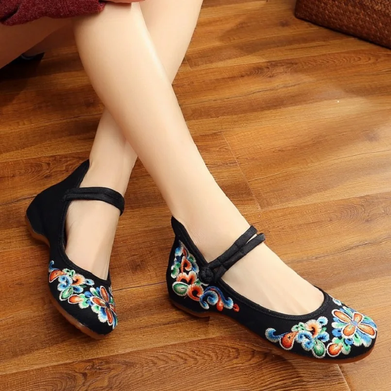 Marlisasa Chaussures Pour Femmes Женская классическая китайская обувь на плоской подошке