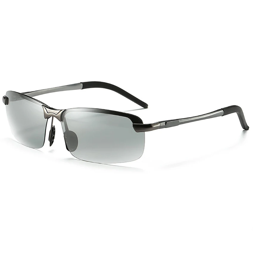 HD поляризованные солнцезащитные очки фотохромные мужские наружные для вождения