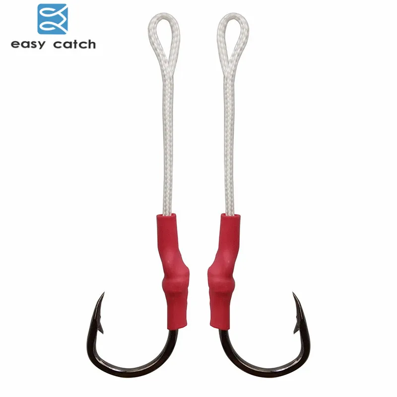20 шт. рыболовные крючки с леской из полиэтилена|fishing hook|jig assistfishing fish hook |