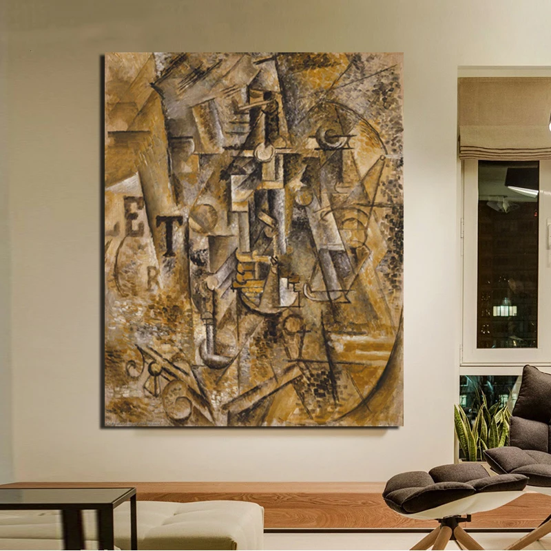 Pablo Picasso Still Life With A Bottle Of Rum Canvas Painting Living Room Home Decoration Modern Wall Art Oil Painting Poster