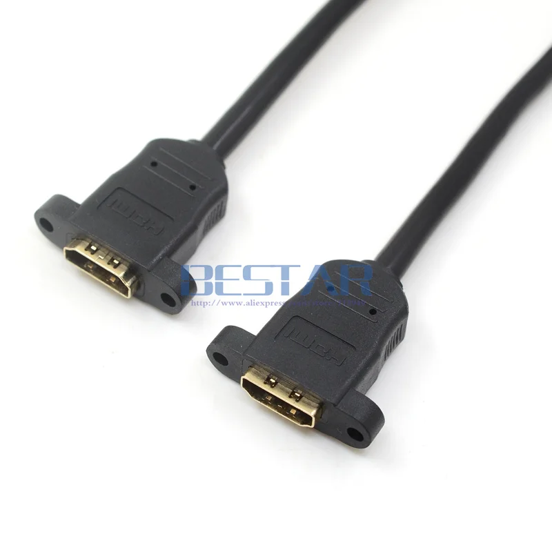15 см HDMI 1 4 гнездовой к гнезду панельный настенный штекер с винтовым отверстием