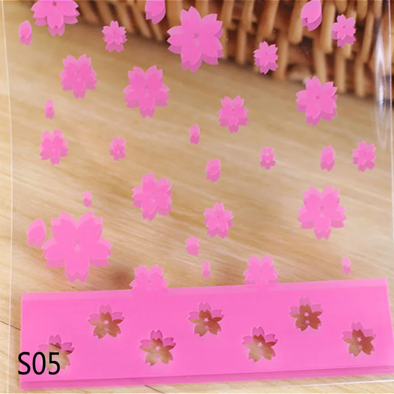 50 шт. самоклеющиеся OPP сумки DIY конфеты печенья пластиковый мешок подарочная упаковка для хранения уплотнения мешок Свадебный декор товары для рождественской вечеринки - Цвет: S05