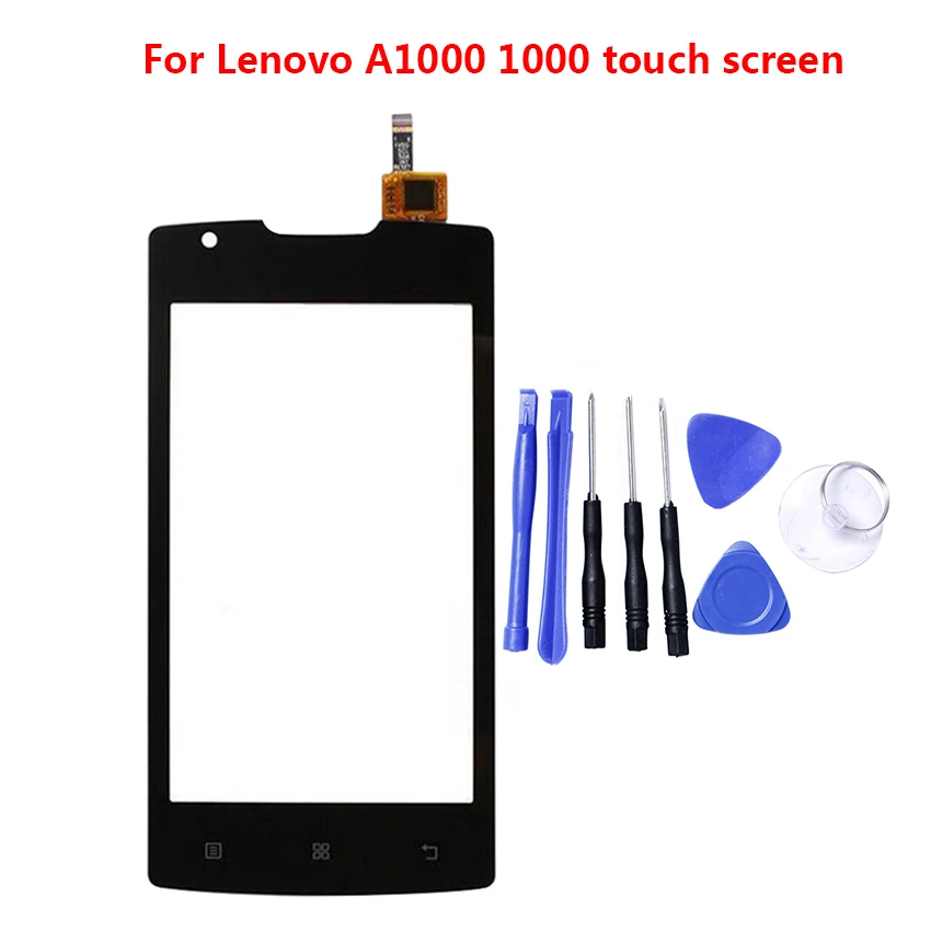 Сенсорная панель для Lenovo A1000 сенсорный экран с дигитайзером переднее стекло