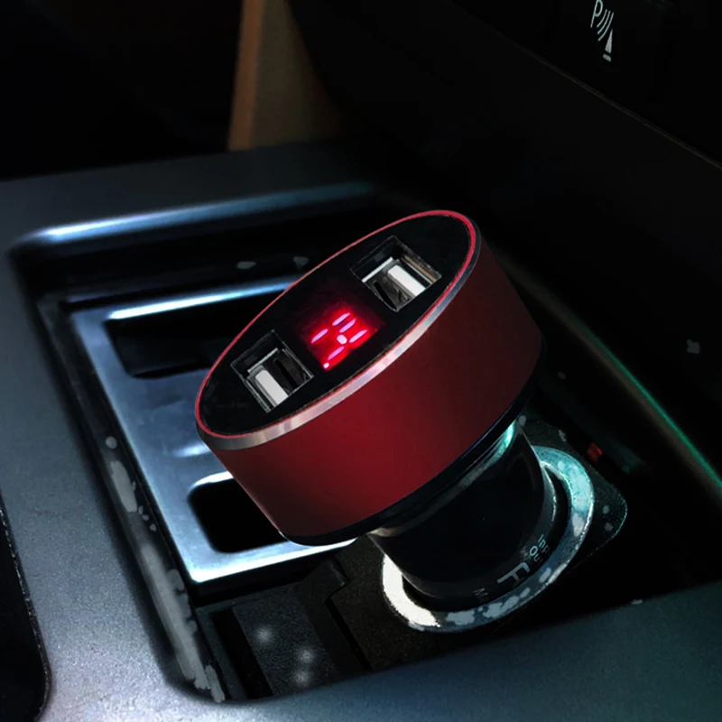 Разветвитель сигареты светильник er QC3.0 автомобиля 12V USB Зарядное устройство