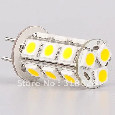 

Free Shipment !!! SMD5050 18 LED G6.35 Lamp 12VAC/12VDC/24VDC White Warm White 1pcs/lot