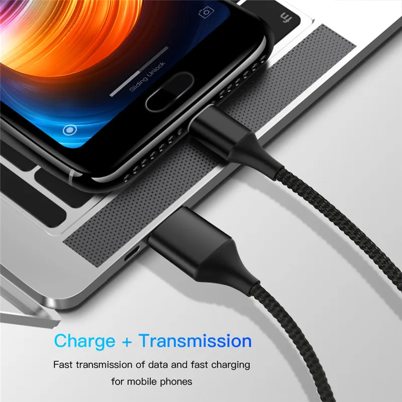 3а нейлоновый Магнитный USB кабель Быстрый Micro usb type C кабель для зарядки телефона Магнитный кабель для samsung Galaxy