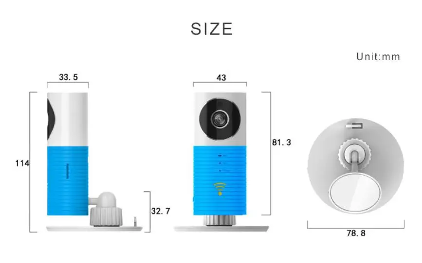 2018 умная собака Cleverdog домашняя IP камера безопасности WiFi монитор смартфоны