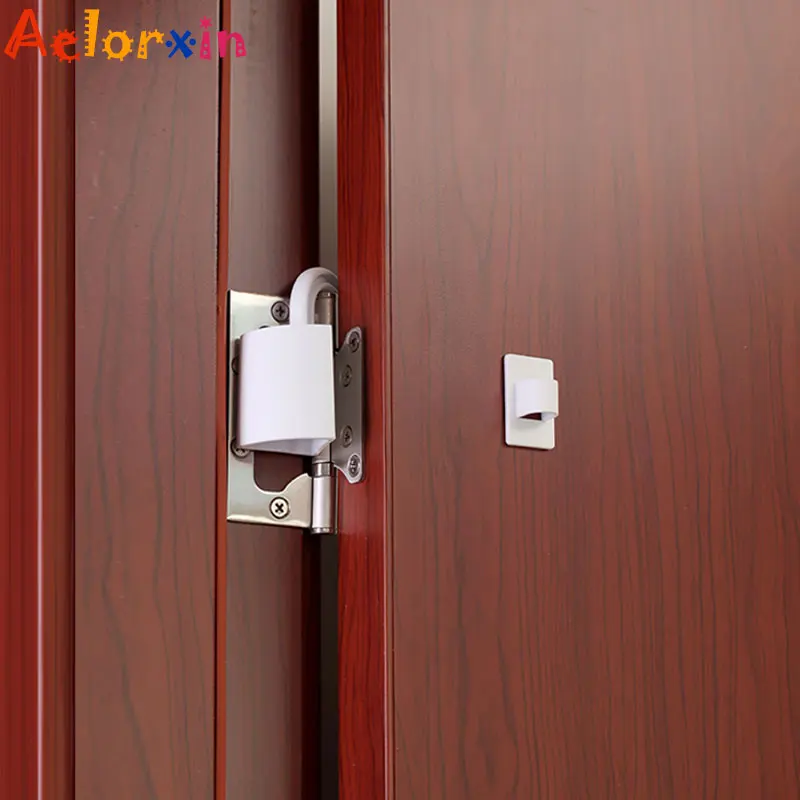 Tope de puerta de protecci&oacute;n para ni&ntilde;os, seguridad para beb&eacute;s, a prueba de viento, Protector de esquina para ni&ntilde;os, 2 unids/lote-2