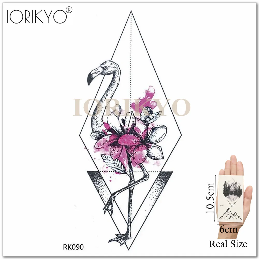 IORIKYO черные пикантные цветок временные татуировки для девочек Облегающий Arm с