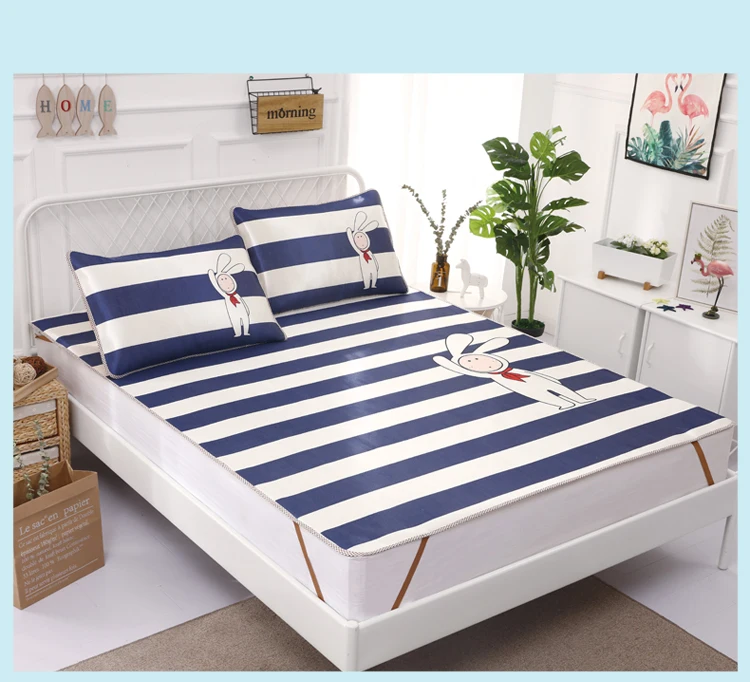 Трехкомпонентная Глянцевая шелковая подстилка коврик из трех частей 1 8 м