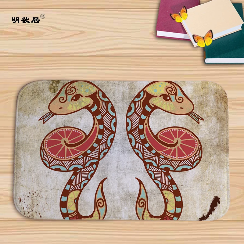 2018 New Arrive Door Mats for Entrance 12 constellations Pattern Carpets Living Room Dust Proof Mat Home Decor 40x60cm anti-sli[ | Дом и сад