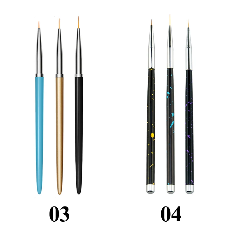 3 шт./компл. профессиональный рисунок резные цветы для наклеивания на ногти