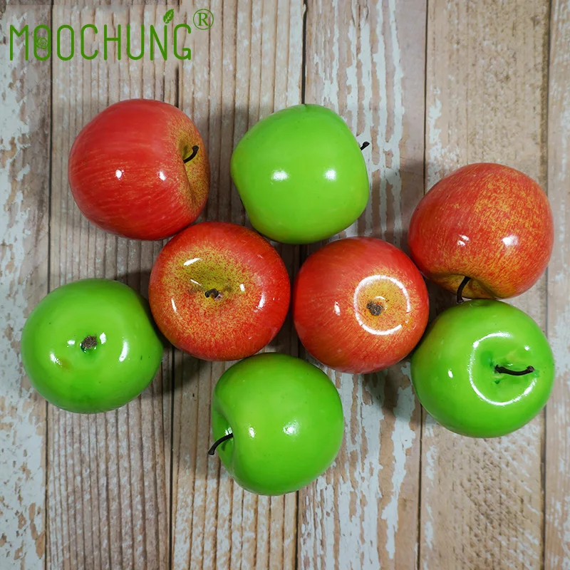 MOOCHUNG 10 шт. 8 5*8 см искусственные красные яблоки реалистичные имитация Пены