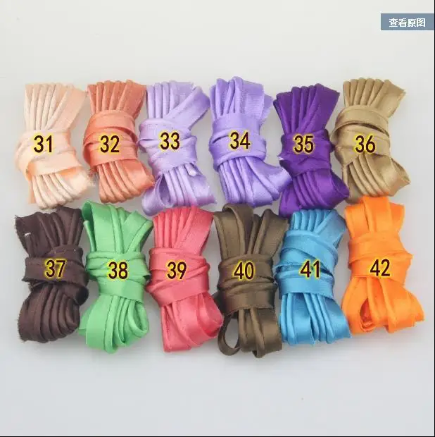 10 мм ширина полиэфирная блестящая яркая Проводная уклонистая привязочная лента