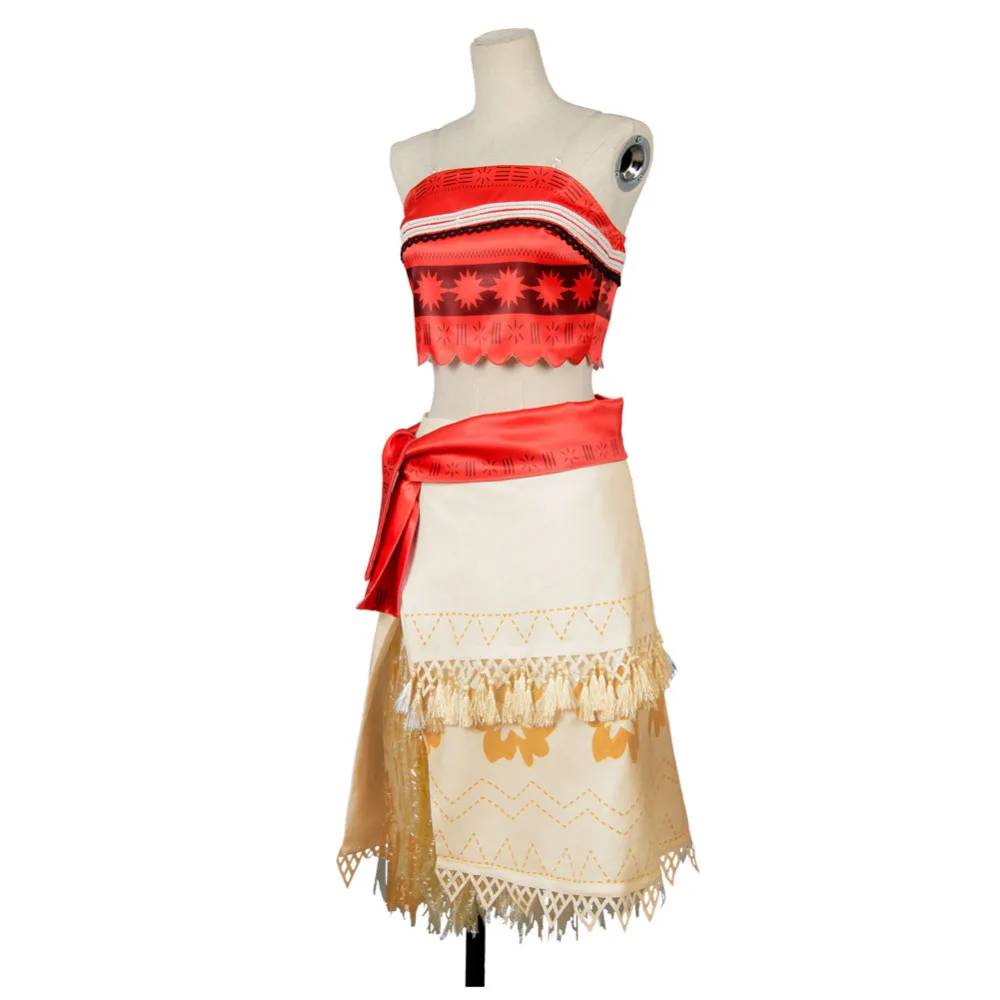 Платье принцессы Моана из фильма 2017 косплей костюм для взрослых женщин