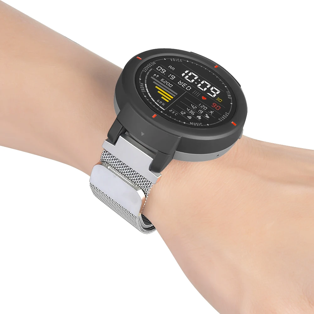 Металлический браслет Миланская петля для часов Xiaomi Huami Amazfit Verge 3 ремешок