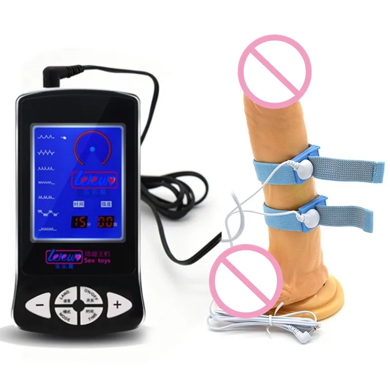 Медицинский тематический набор массажеров для оргазма Электрический шок синее