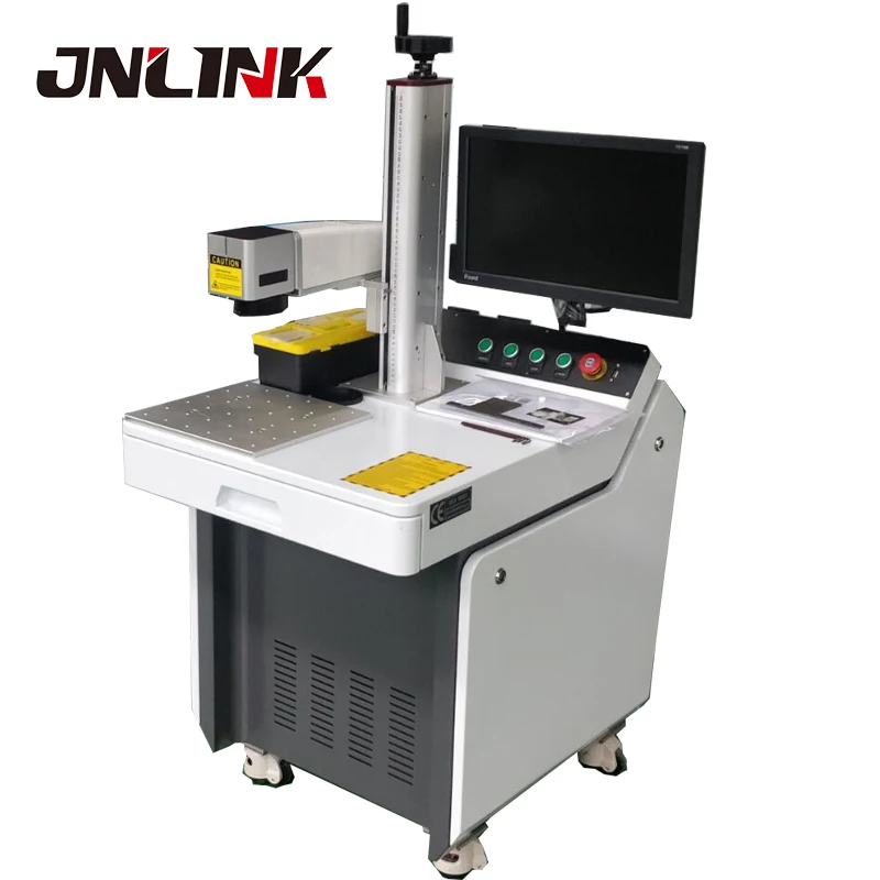 Медный цилиндр поверхность глубина Настольный cnc волоконный лазерный маркер