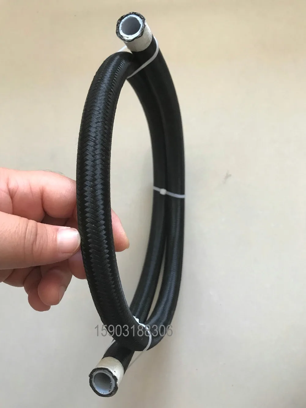 Черная нейлоновая оплетка из нержавеющей стали E85 AN4 4AN PTFE внутренняя масляная