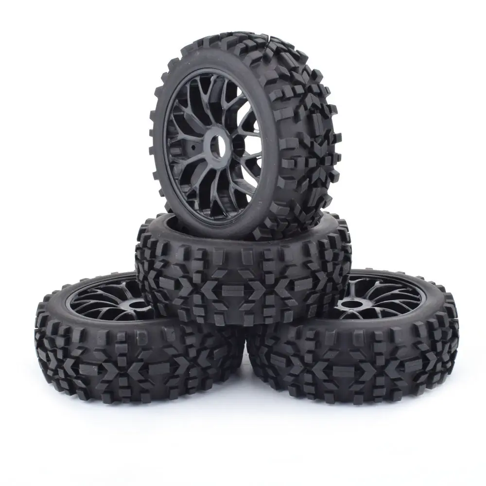 RC 1/8 Масштаб багги внедорожника Багги шины и колеса вездеход 4 шт|tyres and wheel|rc tiresrc |