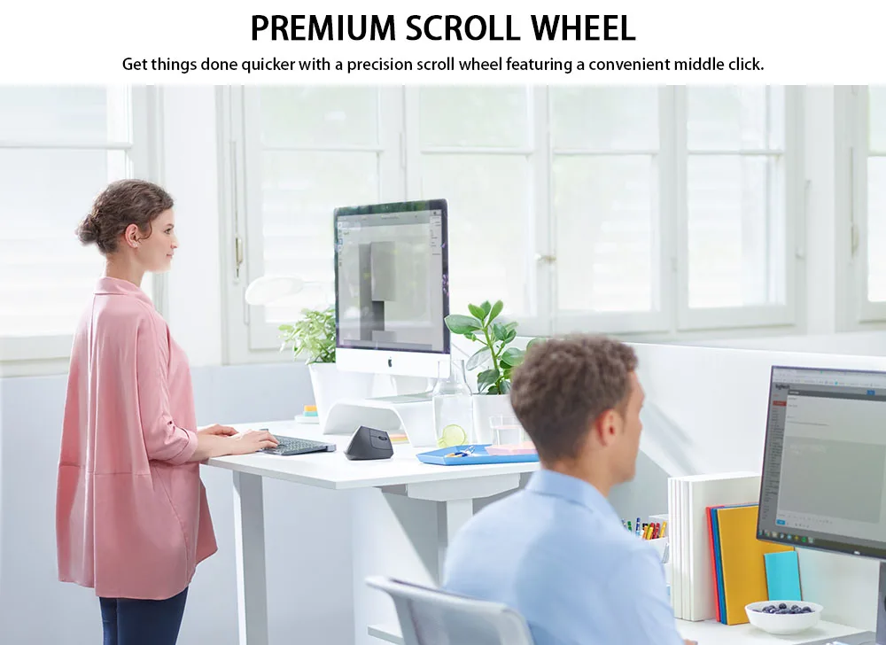 Logitech MX Вертикальная мышь эргономичная мышь Многофункциональная офисная
