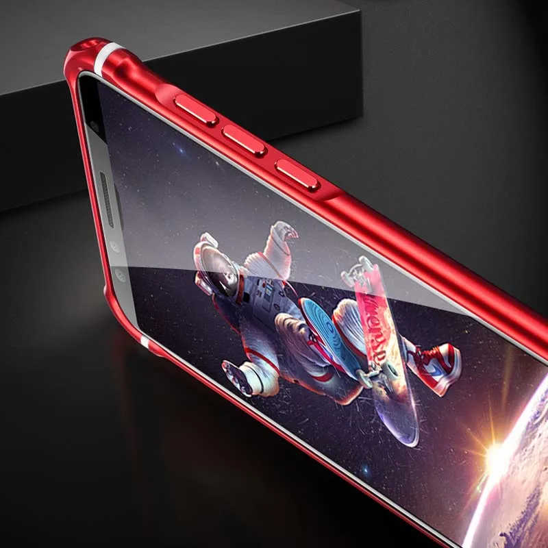 Роскошный чехол для huawei P20 Pro, Алюминиевый металлический бампер, задняя крышка из закаленного стекла, чехол для huawei P20, JS0197
