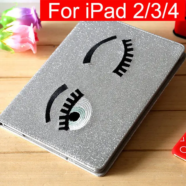 Sliver1 for ipad 234 XMXCZKJ милые блестящие чехол для iPad 2/3/4 Air Air2 9,7 мини, на возраст 1, 2, 3, 4, чехол-книжка смарт-чехол из полиуретановой кожи чехол и функцией автоматической блокировки и разблокировки - Цвет: Sliver1 for ipad 234
