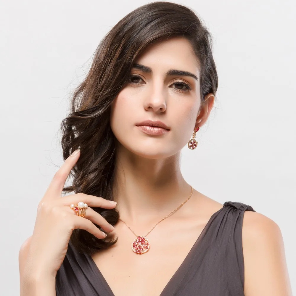 Новейшие высококачественные крошечные кубические циркониевые ожерелья Luoteemi