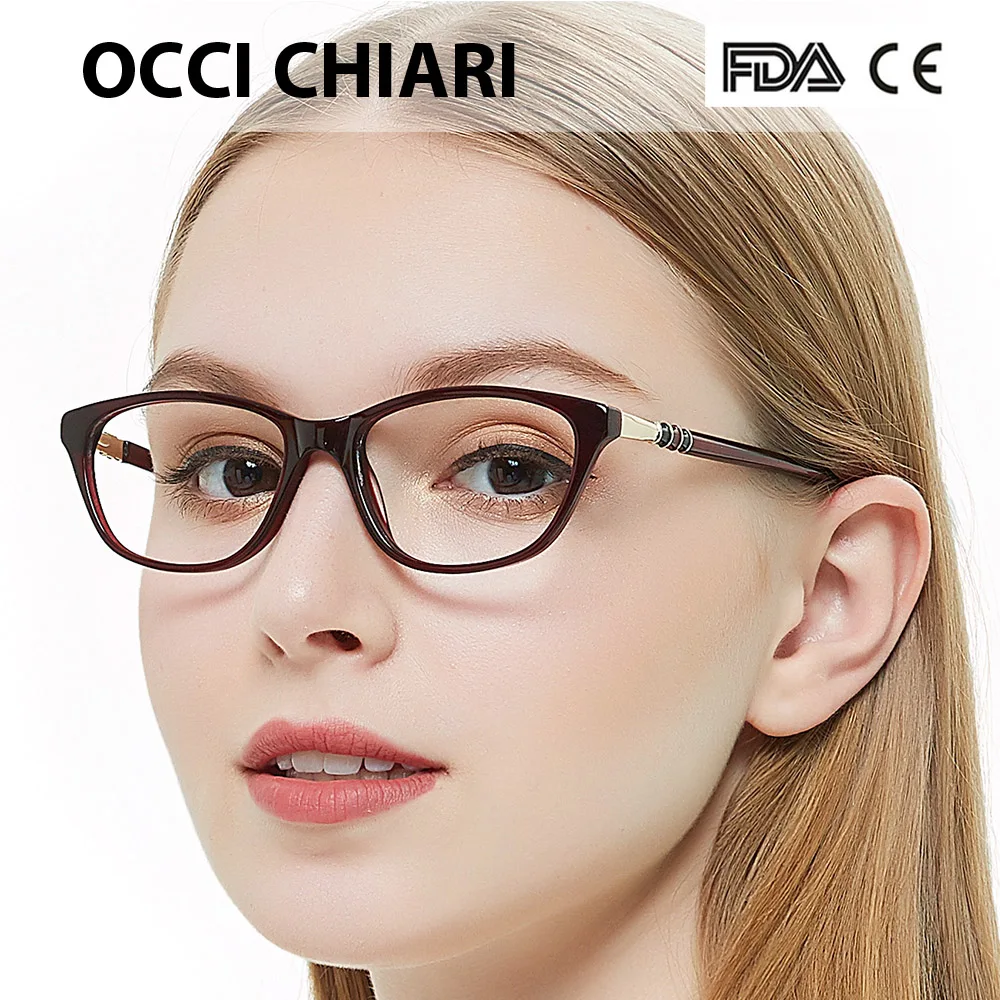 OCCI CHIARI Высококачественная итальянская дизайнерская металлическая оправа для очков для женщин, оптическая оправа для очков ручной работы NAI