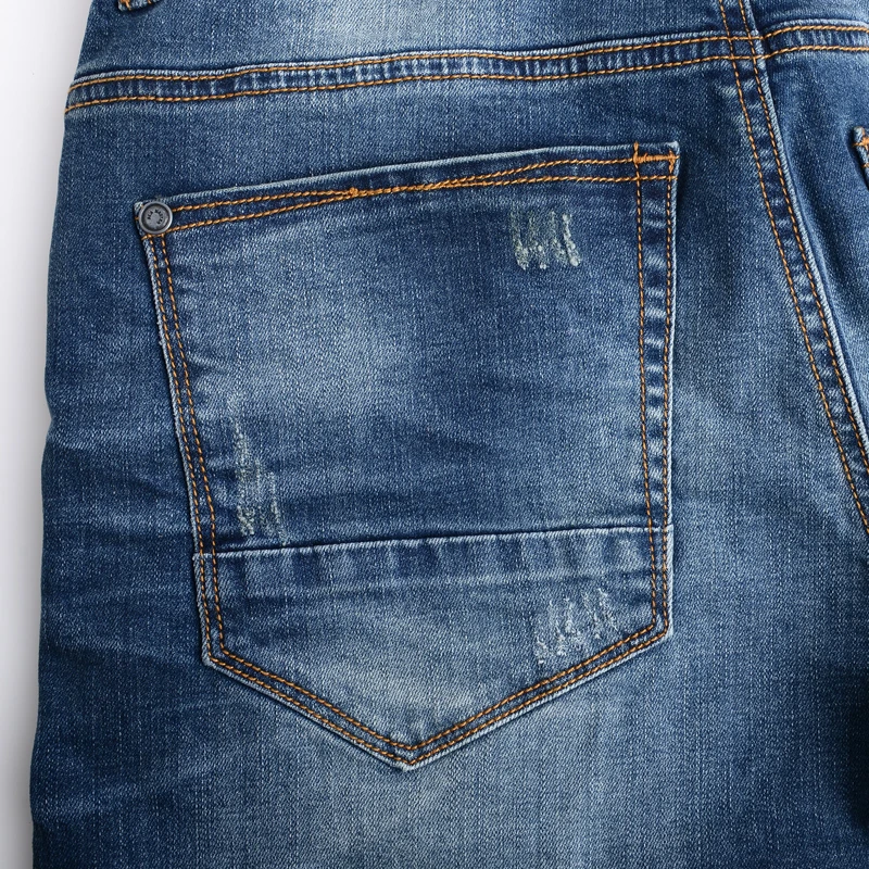 Джинсы скинни мужские модные повседневные джинсы брендовые новые джинсовые