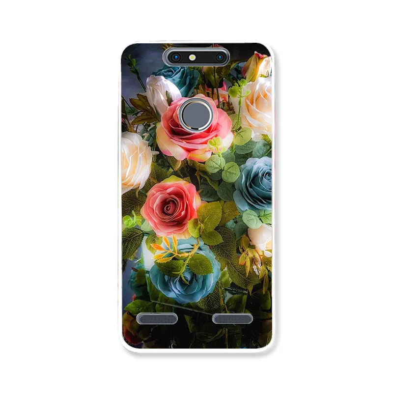 TAOYUNXI, мягкий чехол из ТПУ для zte Blade V8 Lite, чехол s для zte Blade V8 Lite, 5,0 дюймов, гибкий, сделай сам, окрашенный, защитный силиконовый чехол - Цвет: Q079