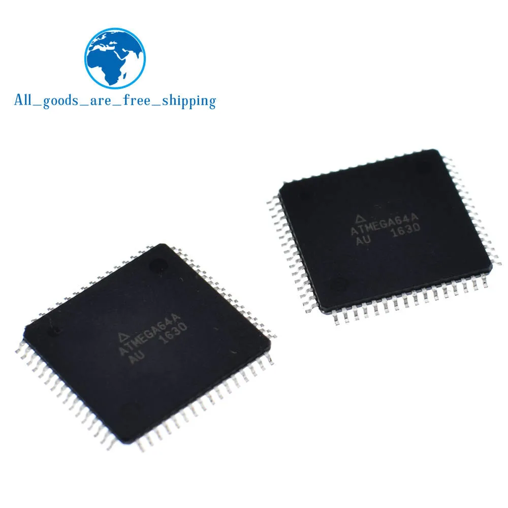 ATMEGA64A AU QFP TQFP64 8 битный микроконтроллер с 64 к байт в Системы программируемый флэш