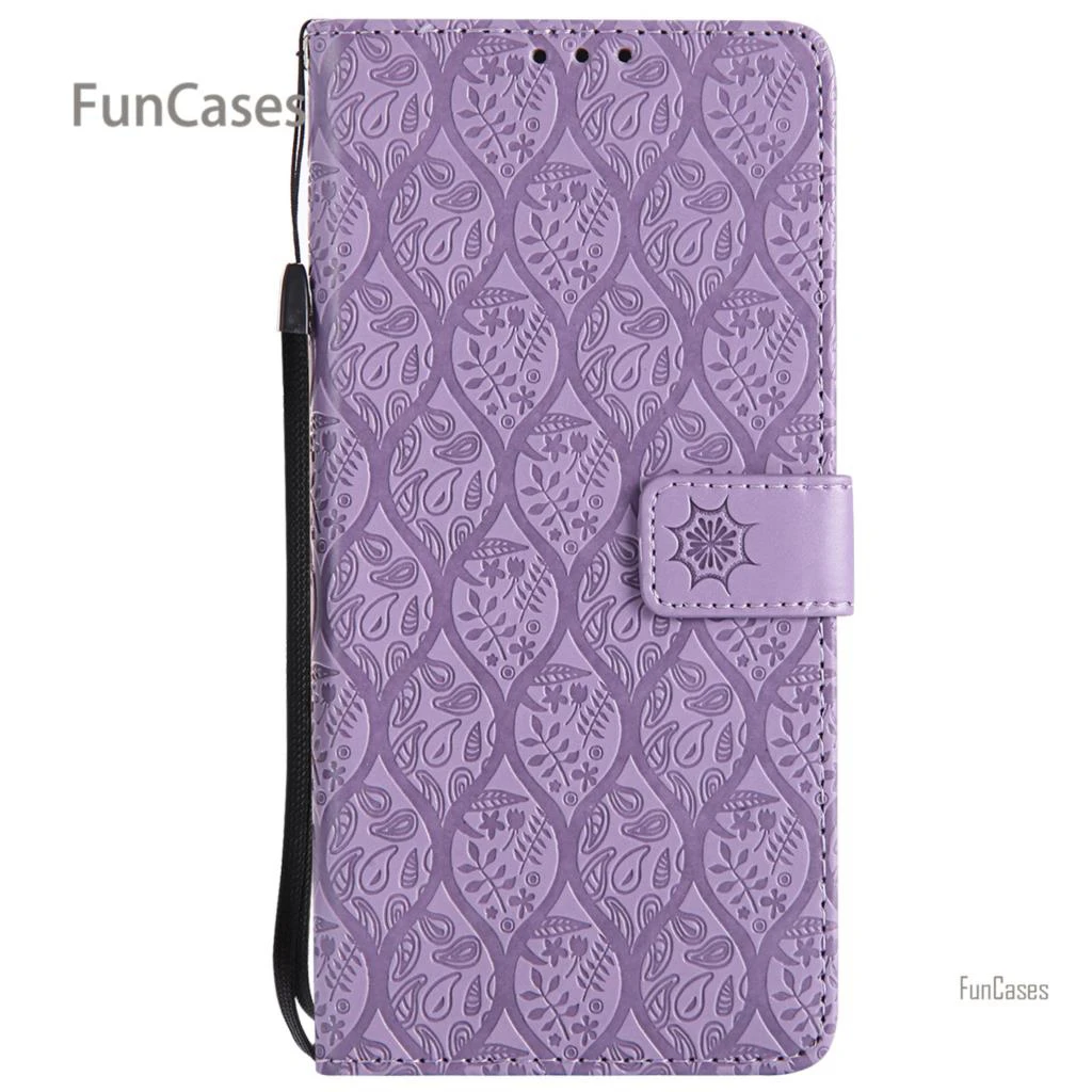 В виде вьющегося стебля с цветами чехол на магнитном замке Estojo sony C6 из