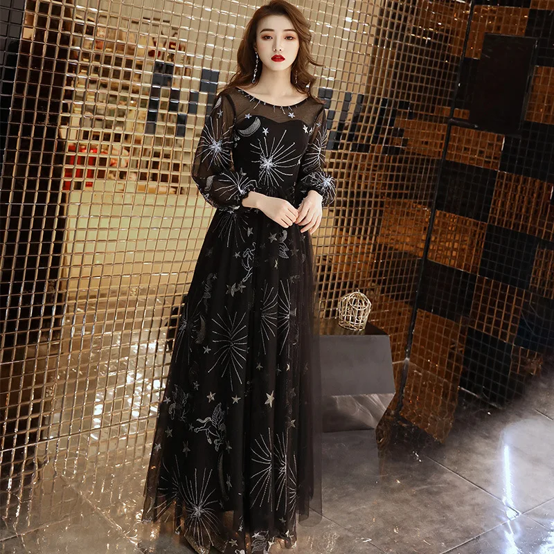 Длинное платье цвета шампанского в азиатском стиле; Vestidos; брюки-брюки; Восточный Ципао вечернее платье; Классические Вечерние платья; большие размеры; s-xxxl