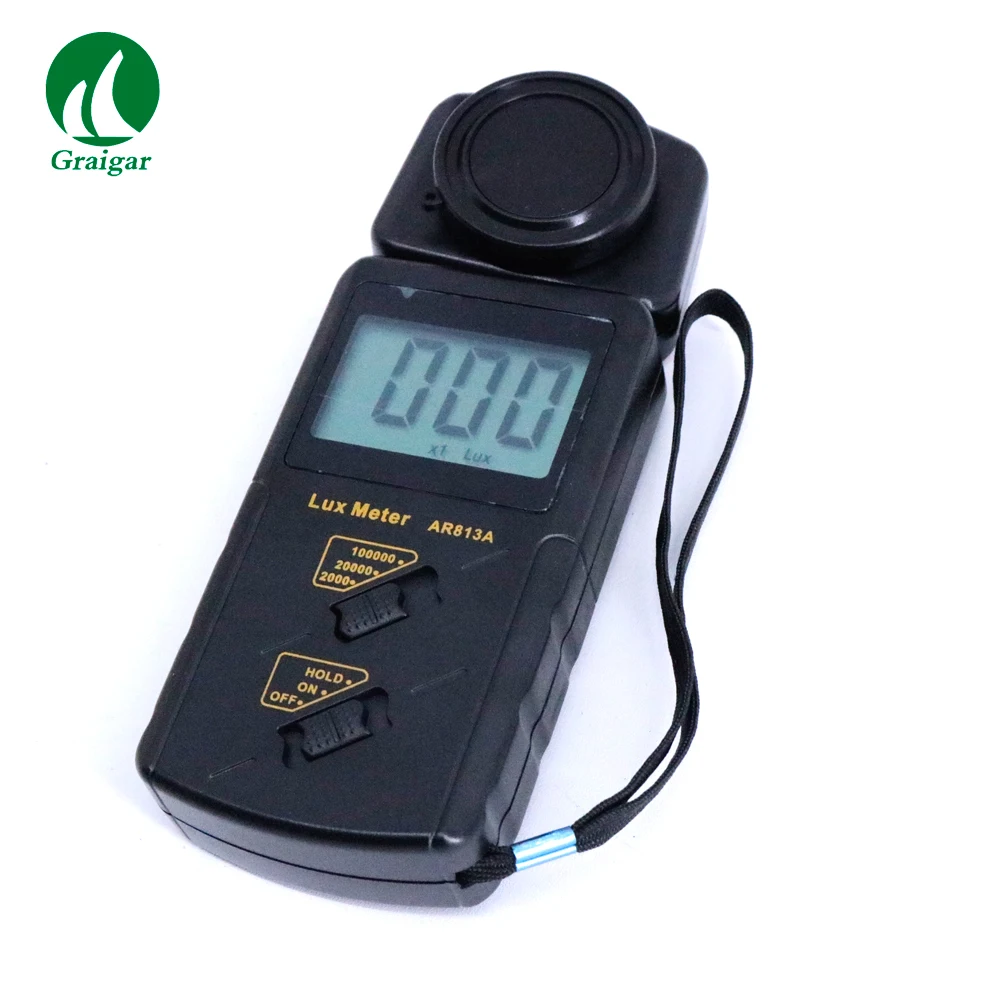 Умный датчик ручной Цифровой Люксметр умный AR813A Диапазон измерения: 1 ~