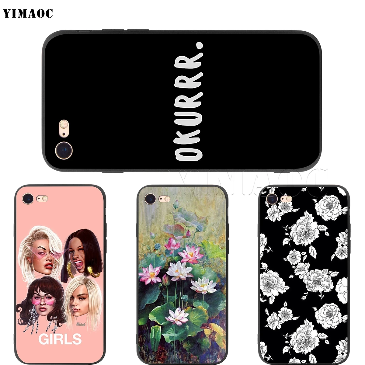 YIMAOC Cardi B мягкий чехол для Apple iPhone SE 2020 5 5s 6 6s 7 8 Plus XR X Xs 11 12 Pro Max mini | Мобильные