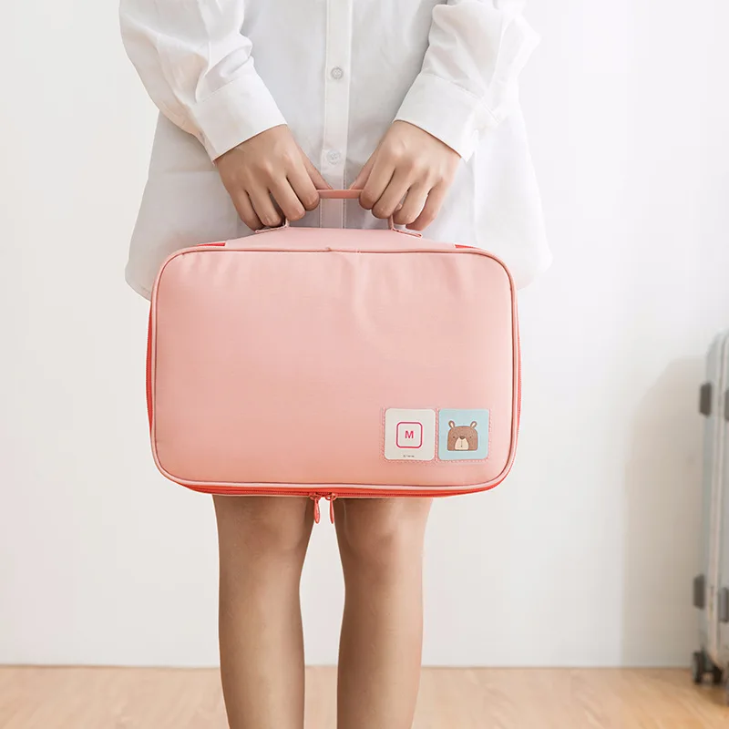 Новинка органайзер для багажа большая дорожная сумка женская розовая спортивная