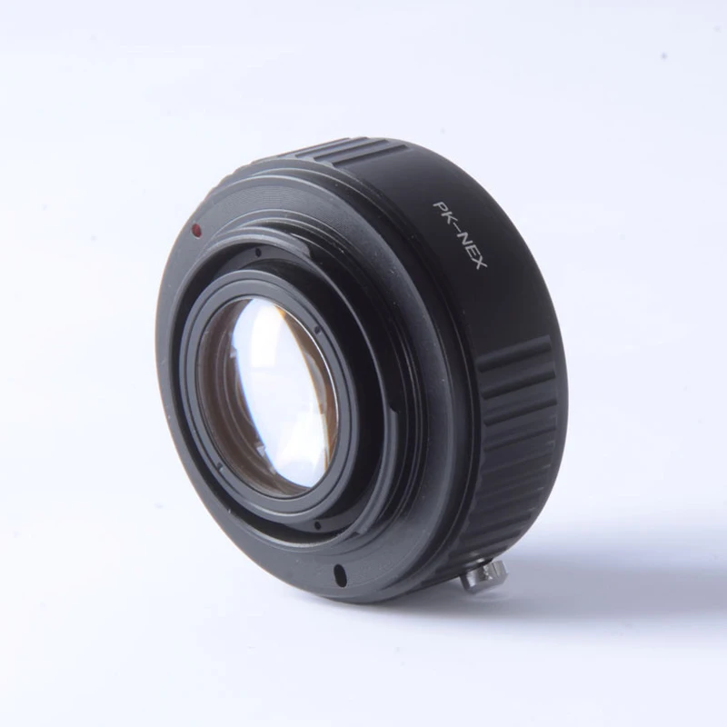 Фокусное Редуктор Скорость Booster Turbo адаптер для объектива Pentax PK объектив для sony кольцевое крепление типа Е Камера NEX-7 NEX-6 NEX-5 NEX-3 NEX-VG20