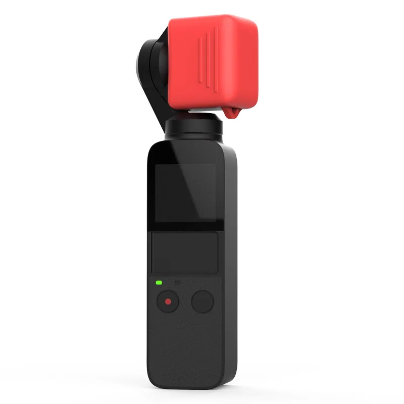 RED Цветной Osmo Карманный мягкий силиконовый гелевый Чехол для тела Защитная крышка объектива для DJI OSMO Pocket - Цвет: RED