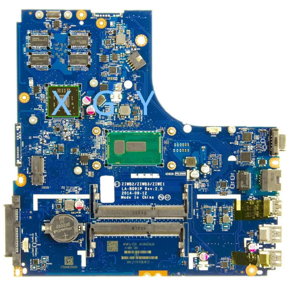 Для Lenovo B50-70 материнская плата для ноутбука LA-B091P i7-4510U SR1EB RADEON R5 M230 100%