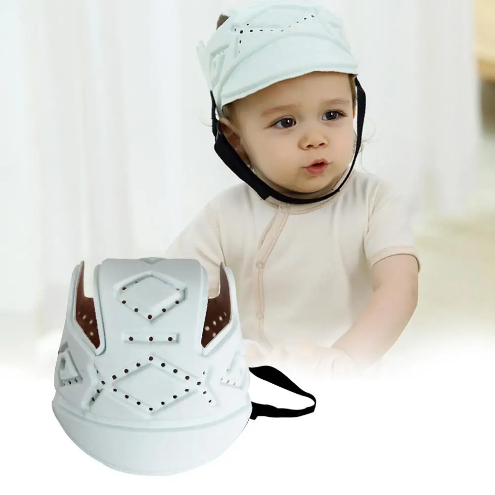 Baby anti-crash cap adjustable Learning Walking Anti-fall Head Protection Hat Cotton Child Safety Helmet | Детская одежда и обувь