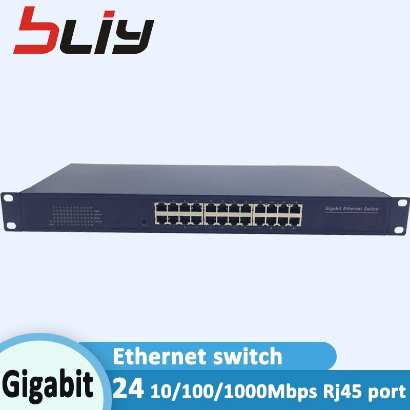 Коммутатор концентратор с 24 портами гигабитный коммутатор ethernet rj45 UTP