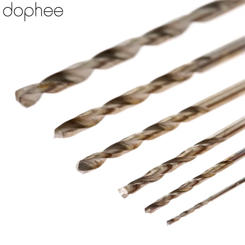 Dophee 2 3 6 мм Спиральные сверла из быстрорежущей стали набор высокоскоростных