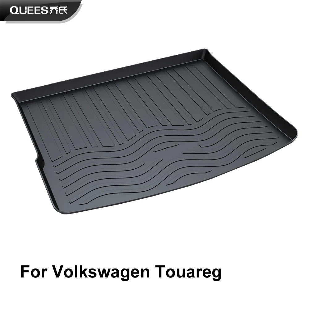 

QUEES коврик для подноса под заказ для Volkswagen Touareg 2006 2007 2008 2009 2010 2011 2012 2013 2014 2016 2015 2017
