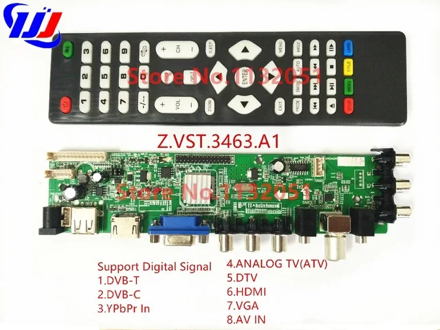 Универсальный ТВ контроллер Z.VST.3663.A1 универсальный пульт управления ЖК