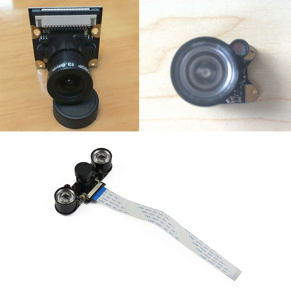 NEW HOT SALES Night Vision IR Surveillance Camera+2Pcs 3W Infrared Light For Raspberry Pi3/2B | Электроника