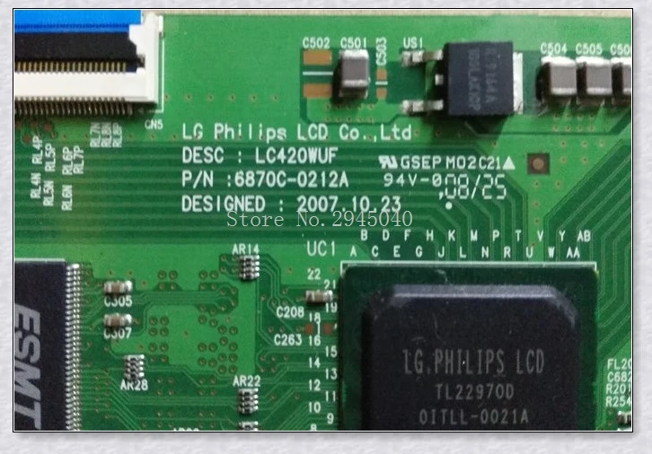 Бесплатная доставка UT42-MX08CB CW T-con 6870C-0212A LC420WUF оригинальные запчасти | Электроника