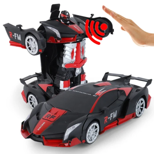 Red Lamborghini Высокое качество RC автомобиль 1:12 большой жесты зондирования преобразование электрической энергии роботы спортивные автомобили дрейф модель дистанционного управления автомобиль игрушка - Цвет: Red Lamborghini