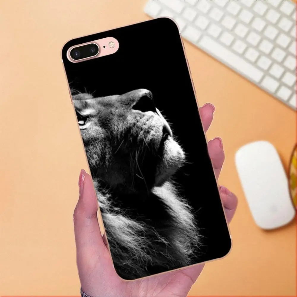 Роскошный высококлассный защитный чехол для телефона Majestic Lion Portrait Apple iPhone 4 5 5C 4S SE