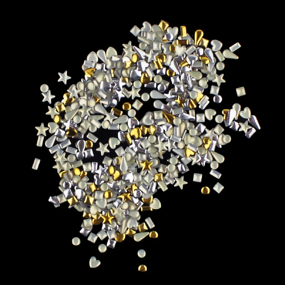 Смешанный 3D Дизайн ногтей деко заклепки Шпильки Шипы DIY Интимные аксессуары f831|nail